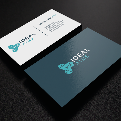 Meaningful design with the title 'IDEAL ATMS'