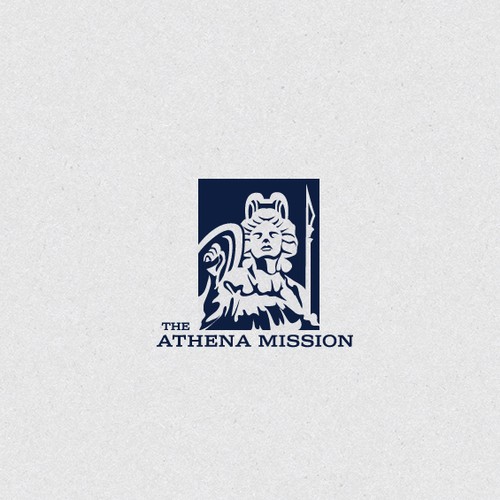 Goddess design with the title '**Professional - Creative - Clean - Military Inspired Logo**'