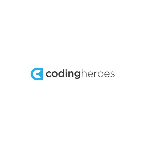 New logo with the title 'Coding Heroes'
