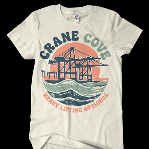 Sea design with the title 'Cool Retro'