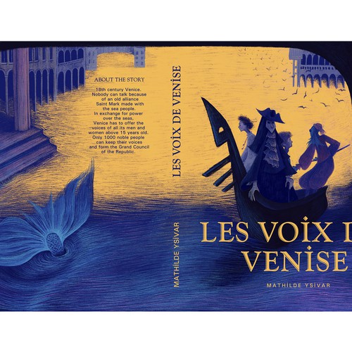 Pastel artwork with the title 'Book cover design '