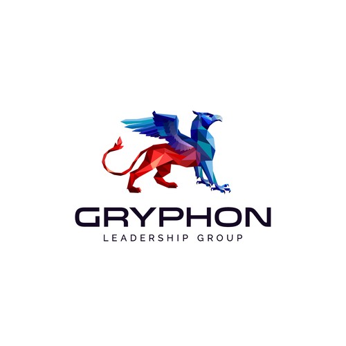 Polygon logo with the title 'Gryphon leadership group'