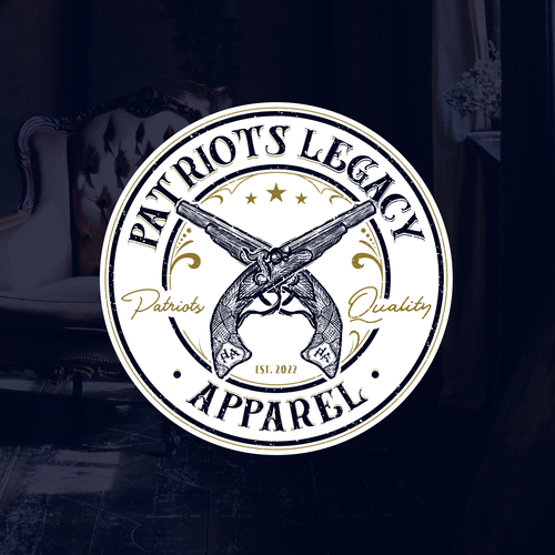 Military brand with the title 'Patriots Legacy Apparel'