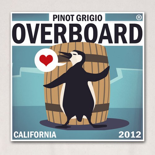 Vine design with the title 'Wine label design'