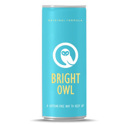 Fun label with the title 'Vibrant label for an energy drink'