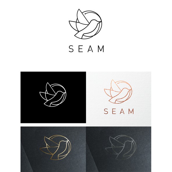 Couture design with the title 'Elegant logo for fashion brand'