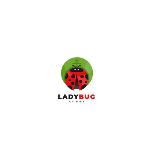Ladybug design with the title 'Lady Bug Logo'