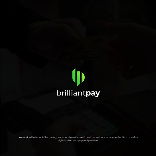 Credit logo with the title 'Logo Concept for Brilliant pay'