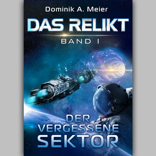 Collage book cover with the title 'Hard Science Fiction'