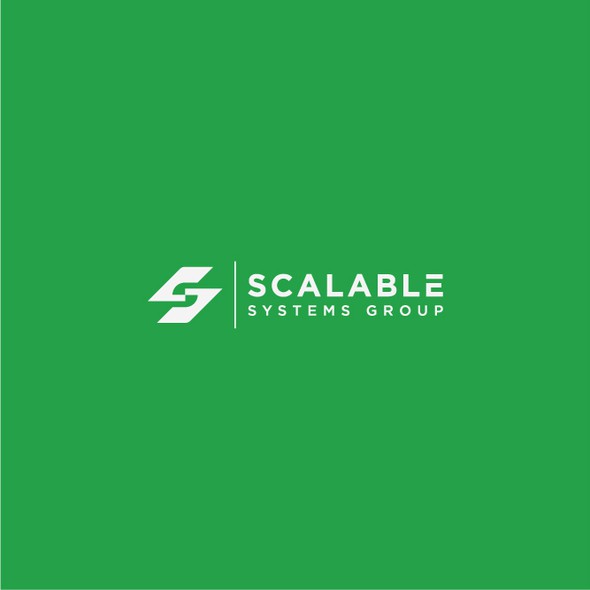 Recycle logo with the title 'SCALABLE SYSTEMS GROUP LOGO'