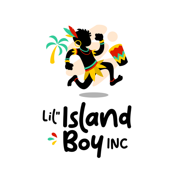 Island design with the title 'Dancing Tribe Boy '