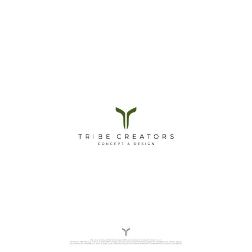 Green and white logo with the title 'TRIBE CREATORS'