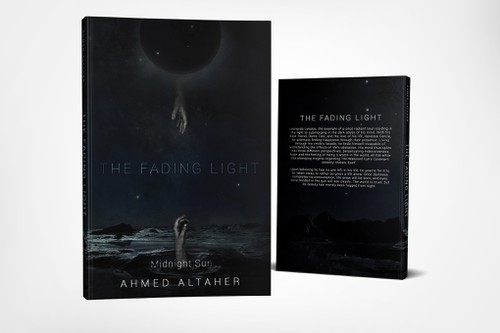 Professional book cover with the title 'The Fading Light by Ahmed Altaher'