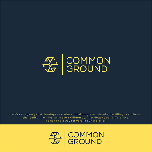 Student logo with the title 'Logo concept for eduaction programs agency'