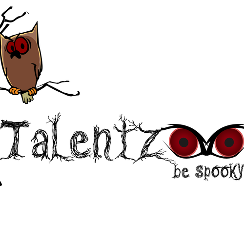 Halloween logo with the title 'Special logo for Halloween for an advertising company'