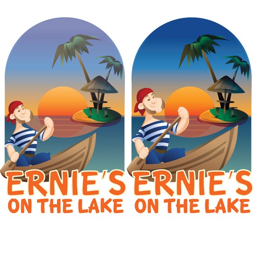 Background design with the title 'Pirate character'