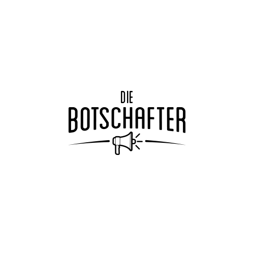 Megaphone logo with the title 'Logo for communications company'