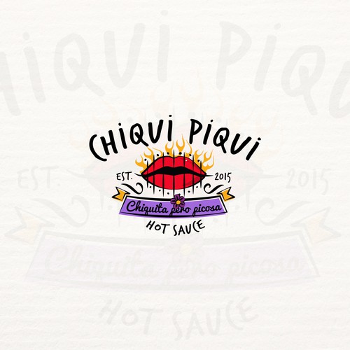 Spicy logo with the title 'Small but spicy hot sauce with a day of the dead type feeling.'