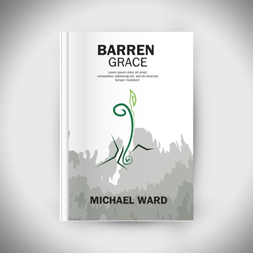 Mockup book cover with the title 'Book Cover'