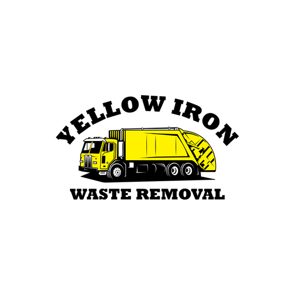 Garbage and trash logo with the title 'Waste Removal Company Logo'