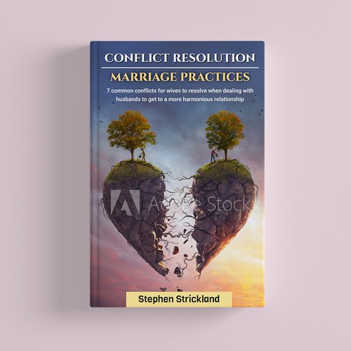 Marriage design with the title 'Bold concept for a book cover '