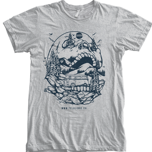 Wild t-shirt with the title 'Wild Skull'