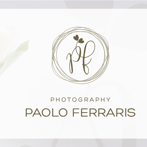 Chloe Personal Photography Logo Design with Photographer Name
