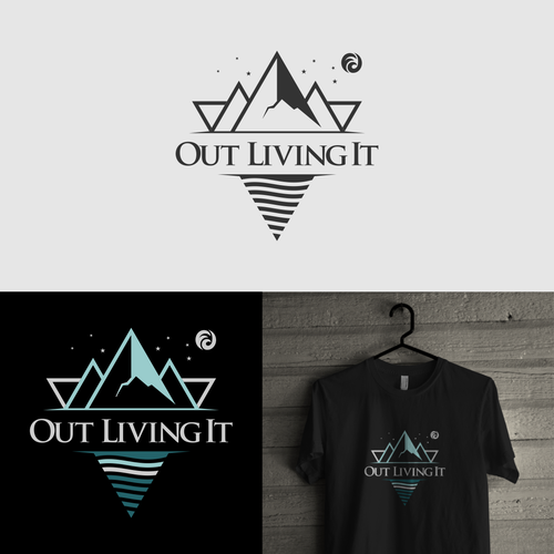 Outdoor t-shirt with the title 'Apparel design'