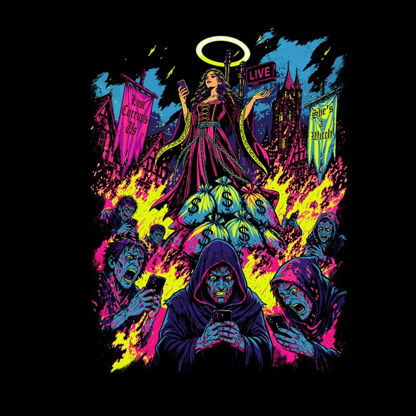 T-shirt with the title 'The Modern Witch'