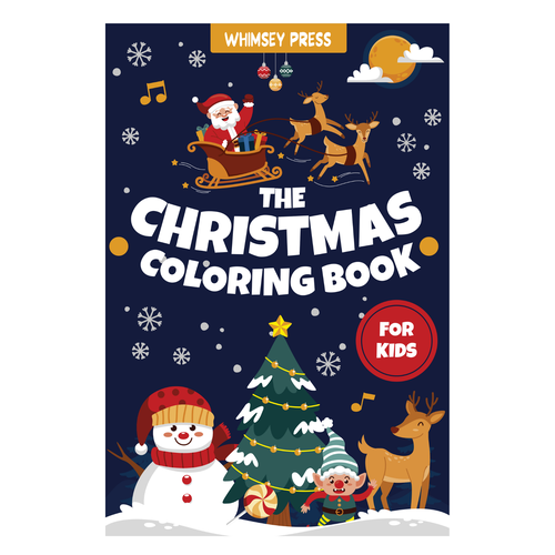 Christmas book cover with the title 'book cover Contest Entry'