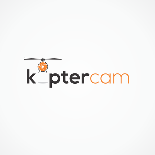 Drone logo with the title 'koptercam'