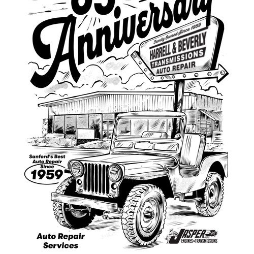 Jeep design with the title 'Retro style jeep wilys '