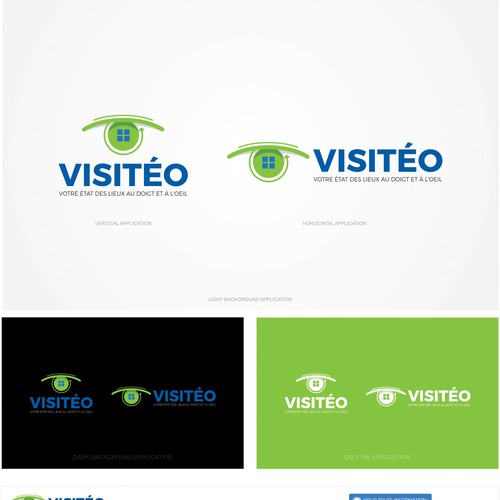 Eye brand with the title 'Visiteo'