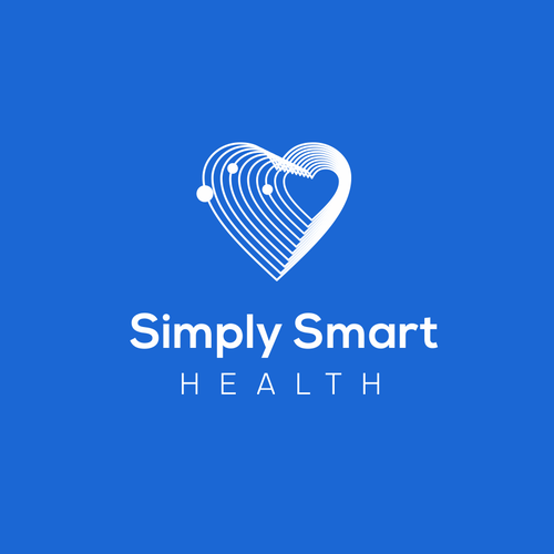 Health design with the title 'Heart logo'