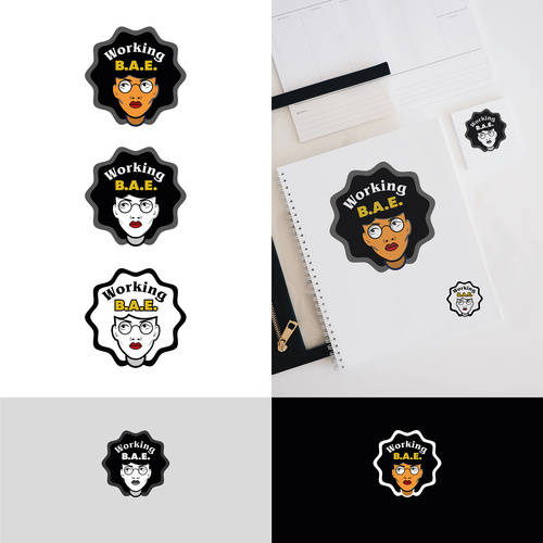 Work logo with the title 'Logo design contest entry'