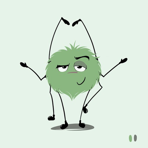 Spider design with the title 'Spider mascot'