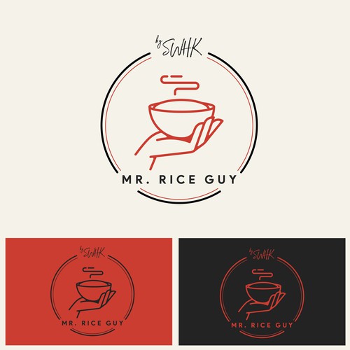 Chinese food logo with the title 'Logo concept for chinese restaurant'