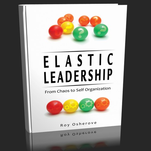 Management book cover with the title 'Book cover design for management training book'