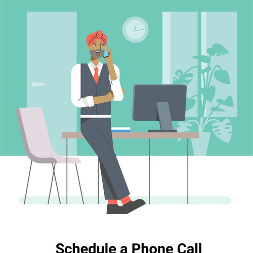 Modern artwork with the title 'Illustration for the Educational Platform'