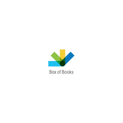 Library logo with the title 'Box of Books: bringing K-12 school textbooks into the digital age'