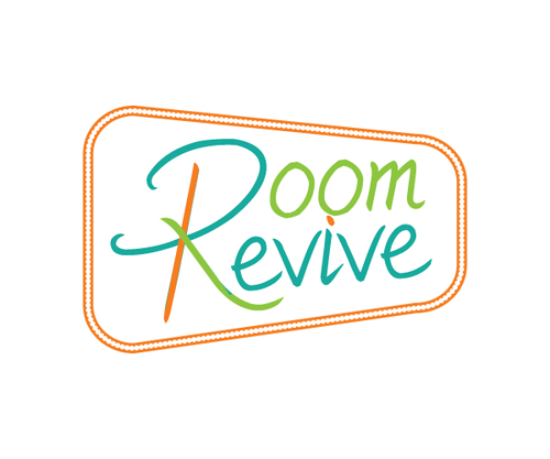 Mid-Century design with the title 'Funky home decor store logo'