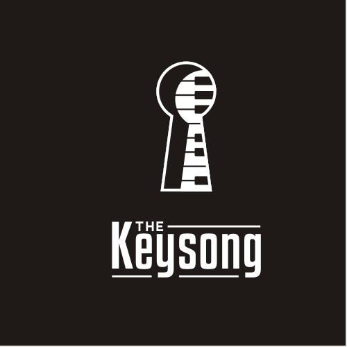 Song design with the title 'piano and key'