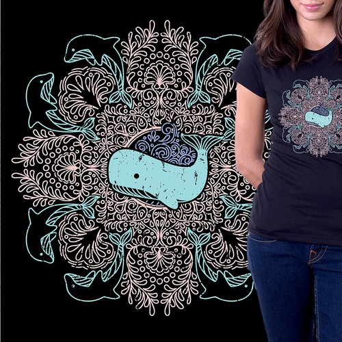 Mandala Shirt, Mandala T-Shirt, Cute Spring Shirt, Cute Shir - Inspire  Uplift