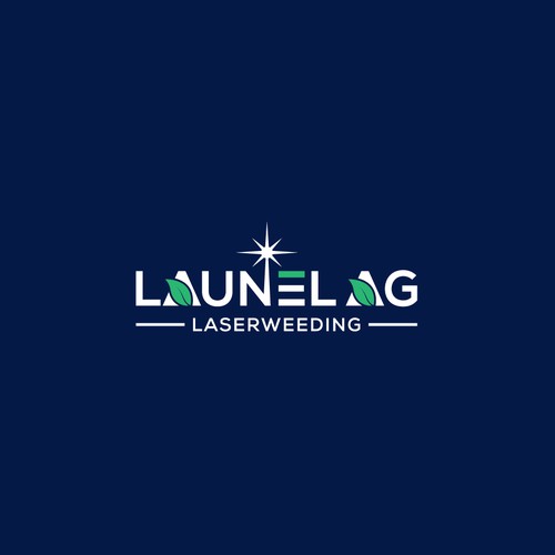 Laser design with the title 'Launel AG'