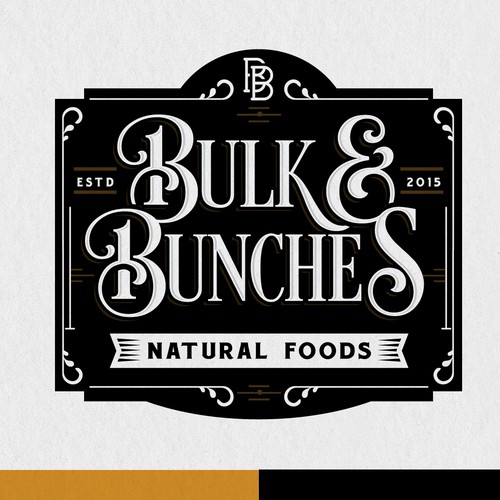 Lettering design with the title 'Logo for a retailer in the natural foods industry.'