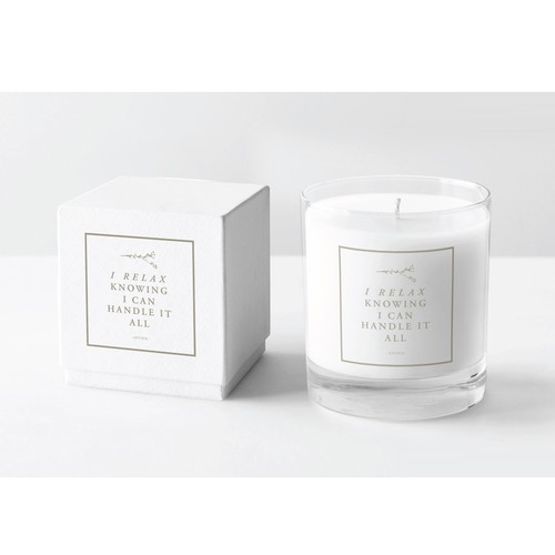 Modern Simple Elegant Candle Labels