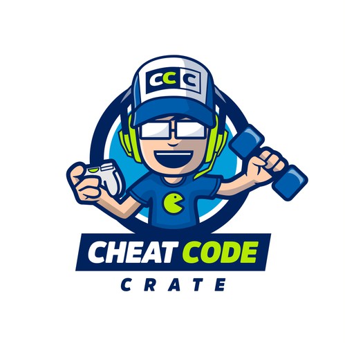 Twitch logo with the title 'Cheat Code Crate (logo)'
