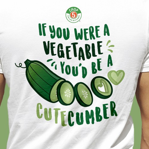 Cute t-shirt with the title 'Cute and fun illustration shirt'