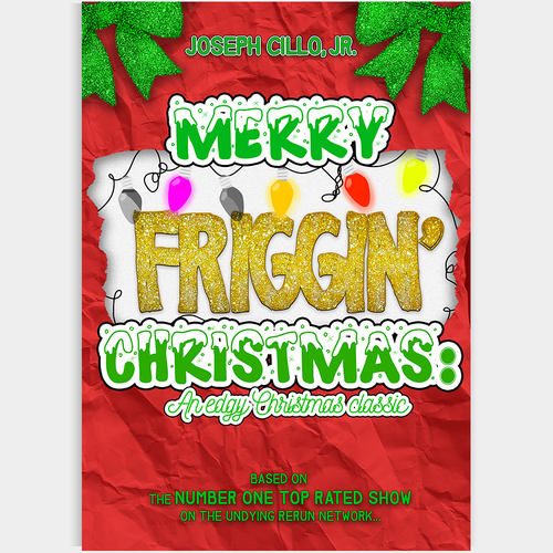 Christmas book cover with the title 'Christmas book cover'