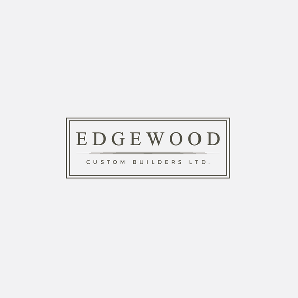 Builder logo with the title 'Edgewood'